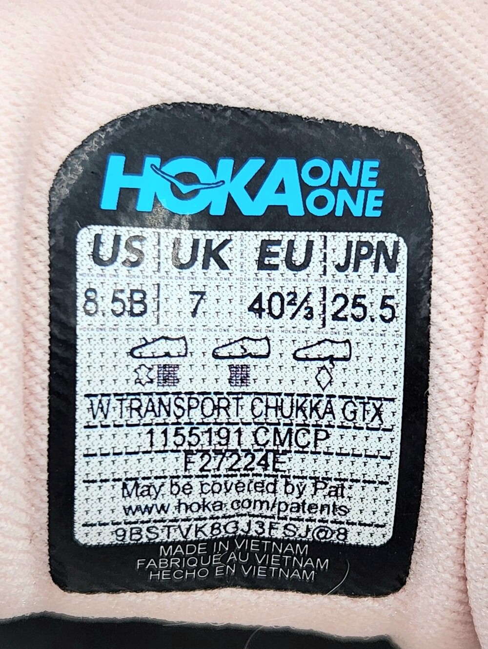 Hoka Transport Chukka GTX Goretex Trail Running Shoe Womens 8.5 B 1155191 CMCP - Picture 10 of 15